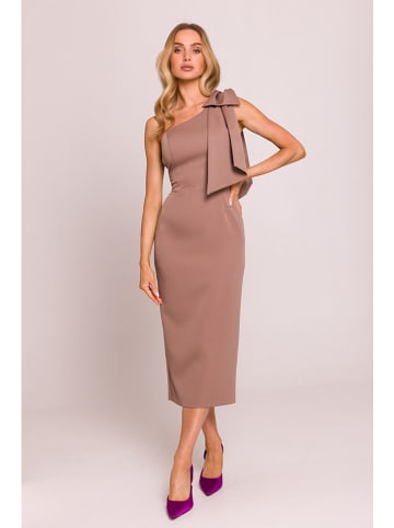 Kleid in Hellbraun