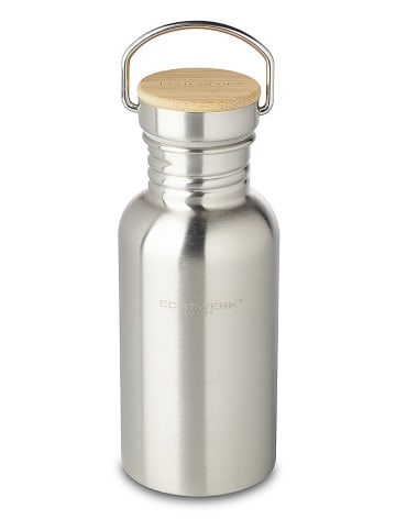 Trinkflasche in Silber - 500 ml