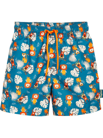 Badeshorts in Blau/ Bunt