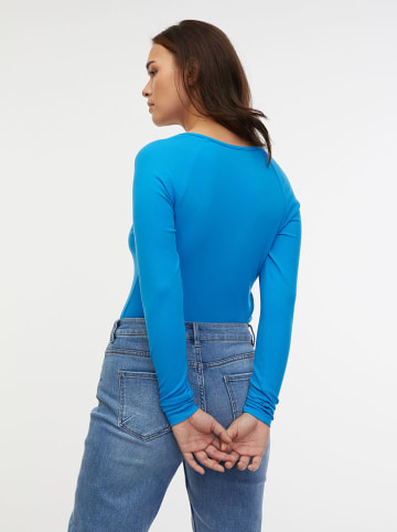Longsleeve in Blau
