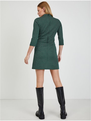Jurk groen/zwart