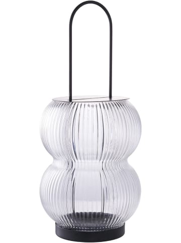 Lampion w kolorze czarnym - wys. 36 x Ø 16 cm