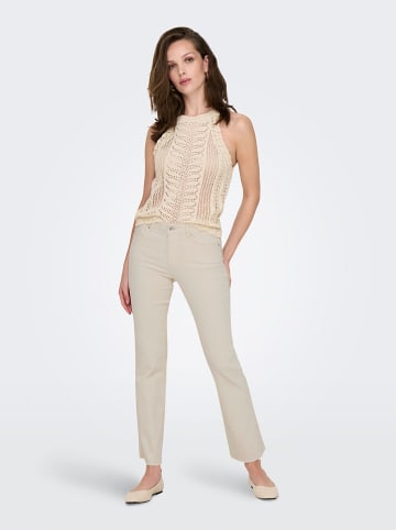 Jeans - Flared fit - in Beige