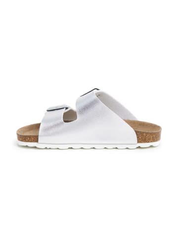 Slippers zilverkleurig