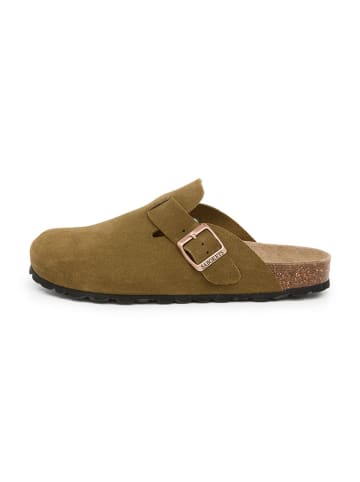 Chodaki w kolorze khaki