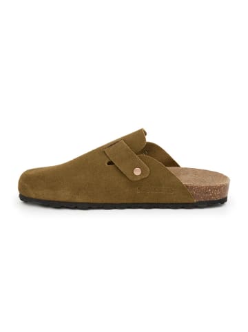 Chodaki w kolorze khaki