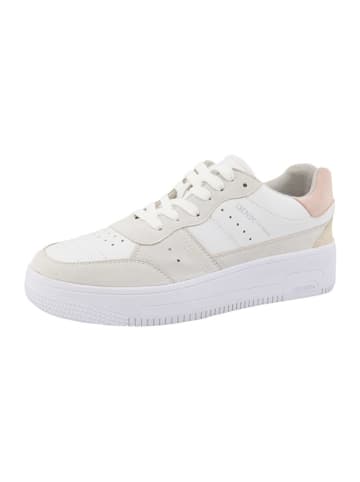 Sneakers in Weiß/ Beige/ Rosa