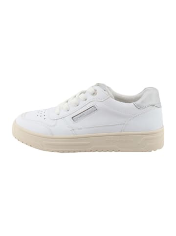 Sneakers in Weiß/ Beige
