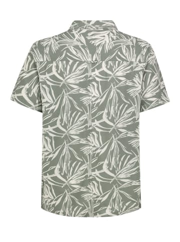 Hemd in Khaki/ Weiß