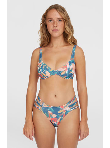 Figi bikini "Boulders Strappy" w kolorze niebieskim ze wzorem