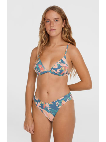 Figi bikini "Maoi" w kolorze niebieskim ze wzorem
