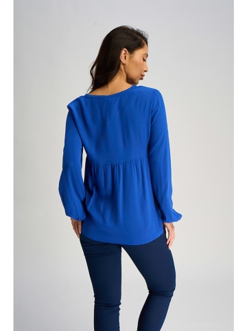 Blouse blauw