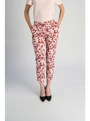 Broek bordeaux/lichtroze