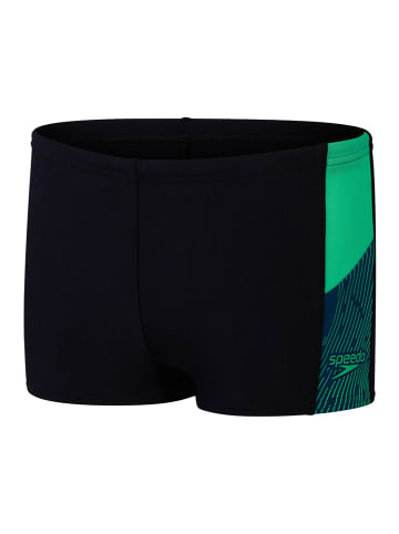 Badehose "Eco Dive" in Schwarz/ Grün/ Dunkelblau