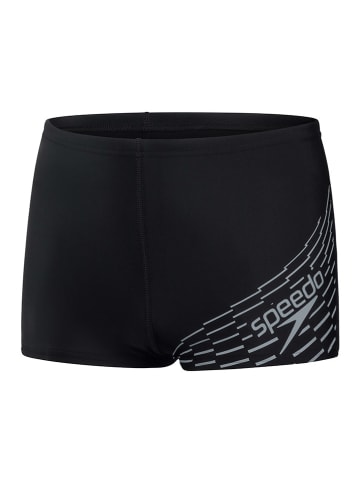 Badehose "Eco Medley" in Schwarz/ Grau