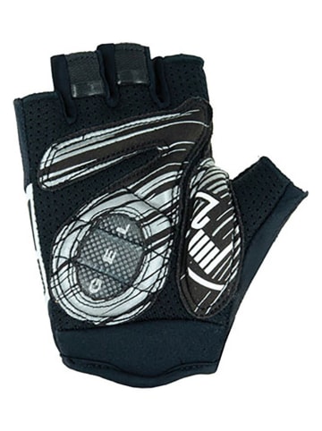 Fahrradhandschuhe "Index" in Schwarz/ Weiß