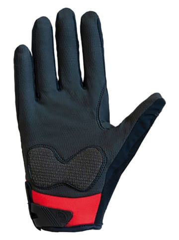 Fahrradhandschuhe "Molteno" in Schwarz/ Grau/ Rot