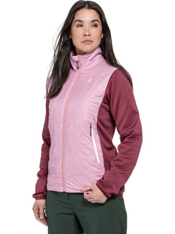 Hybride jas "Style Cascata" lichtroze/rood
