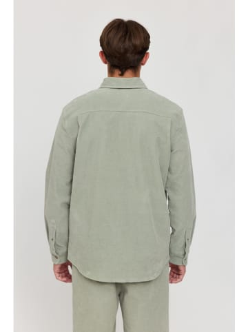 Corduroyblouse lichtgroen