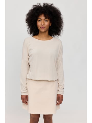 Koszulka "Jersey Knit" w kolorze beżowym