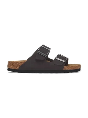 Leder-Pantoletten in Schwarz - Weite N