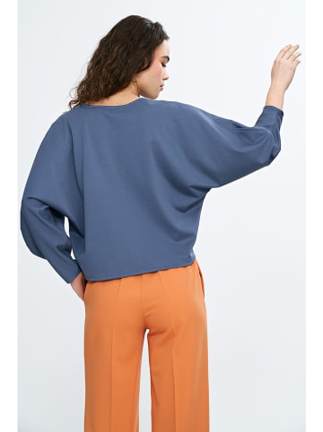 Blouse blauw
