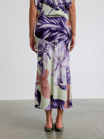 Rok paars/mintgroen