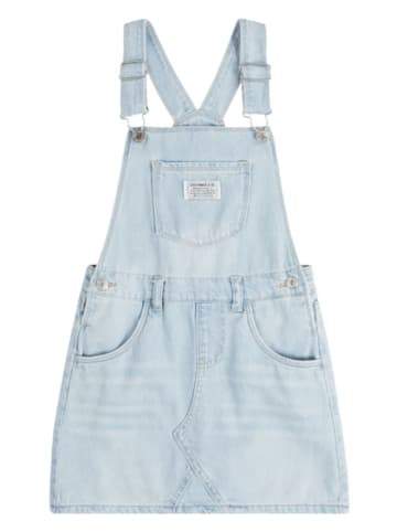 Jeans-Latzkleid in Hellblau