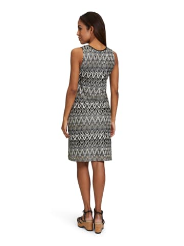 Kleid in Weiß/ Schwarz