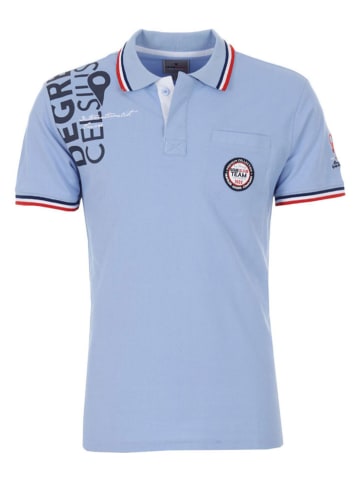 Koszulka polo "Calor" w kolorze błękitnym