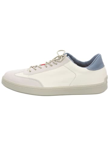Leder-Sneakers in Weiß
