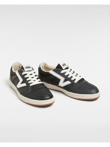 Skórzane sneakersy w kolorze czarnym