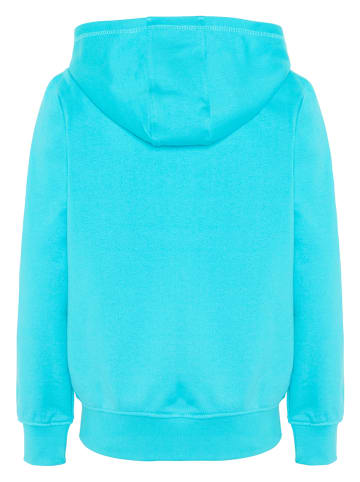 Hoodie in Türkis
