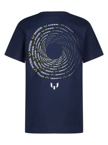 Shirt in Dunkelblau/ Weiß