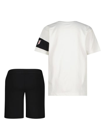 Pyjama zwart/wit