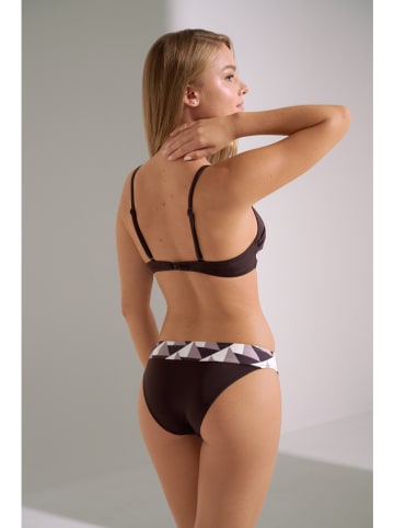 Bikini-Oberteil in Dunkelbraun