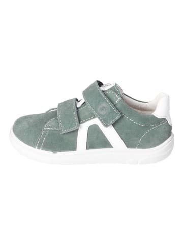 Skórzane buty w kolorze szarym do chodzenia na boso