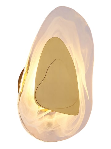LED-Wandleuchte "Dorsey" in Silber/ Gold - (B)20,3 x (H)31,5 cm