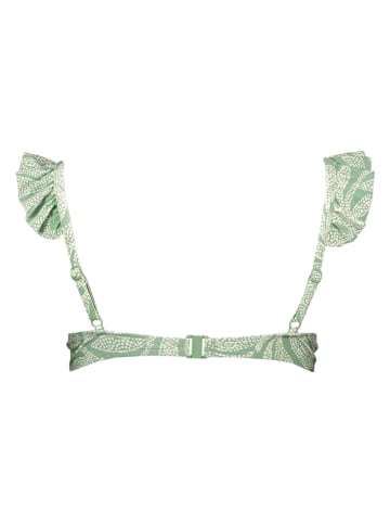 Biustonosz bikini w kolorze zielonym