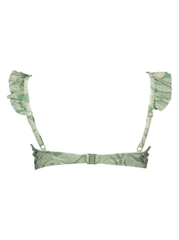 Biustonosz bikini w kolorze zielonym