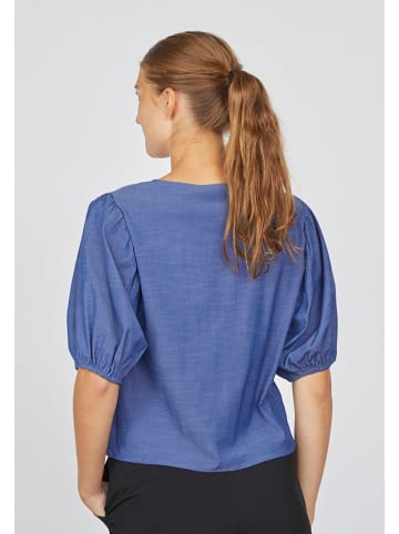Blouse blauw
