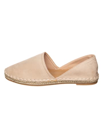 Espadryle w kolorze kremowym