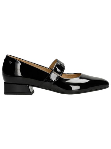Leder-Slipper in Schwarz