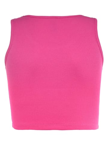 Top w kolorze różowym