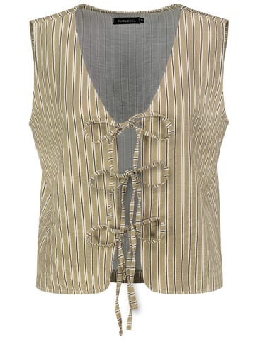 Gilet taupe/zwart