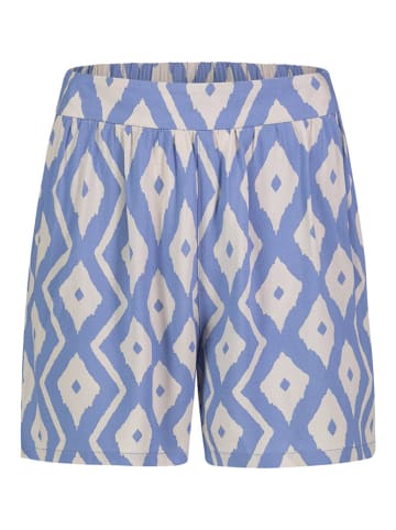 Short lichtblauw/wit