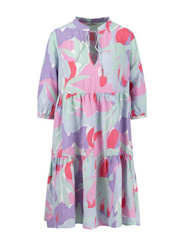 Leinen-Kleid in Bunt