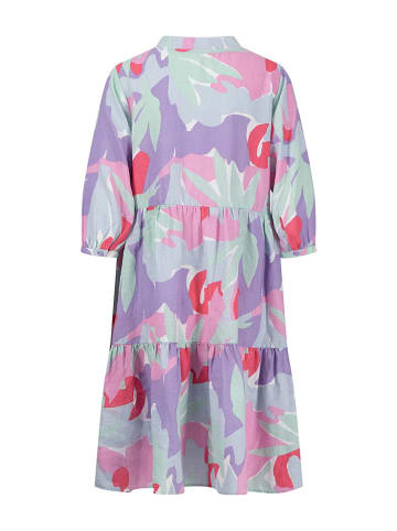 Leinen-Kleid in Bunt