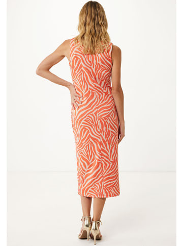 Jurk oranje/lichtroze