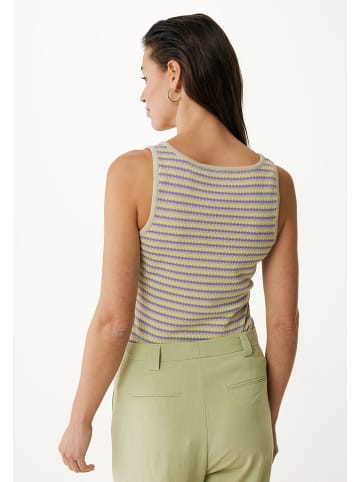 Top in Beige/ Lila